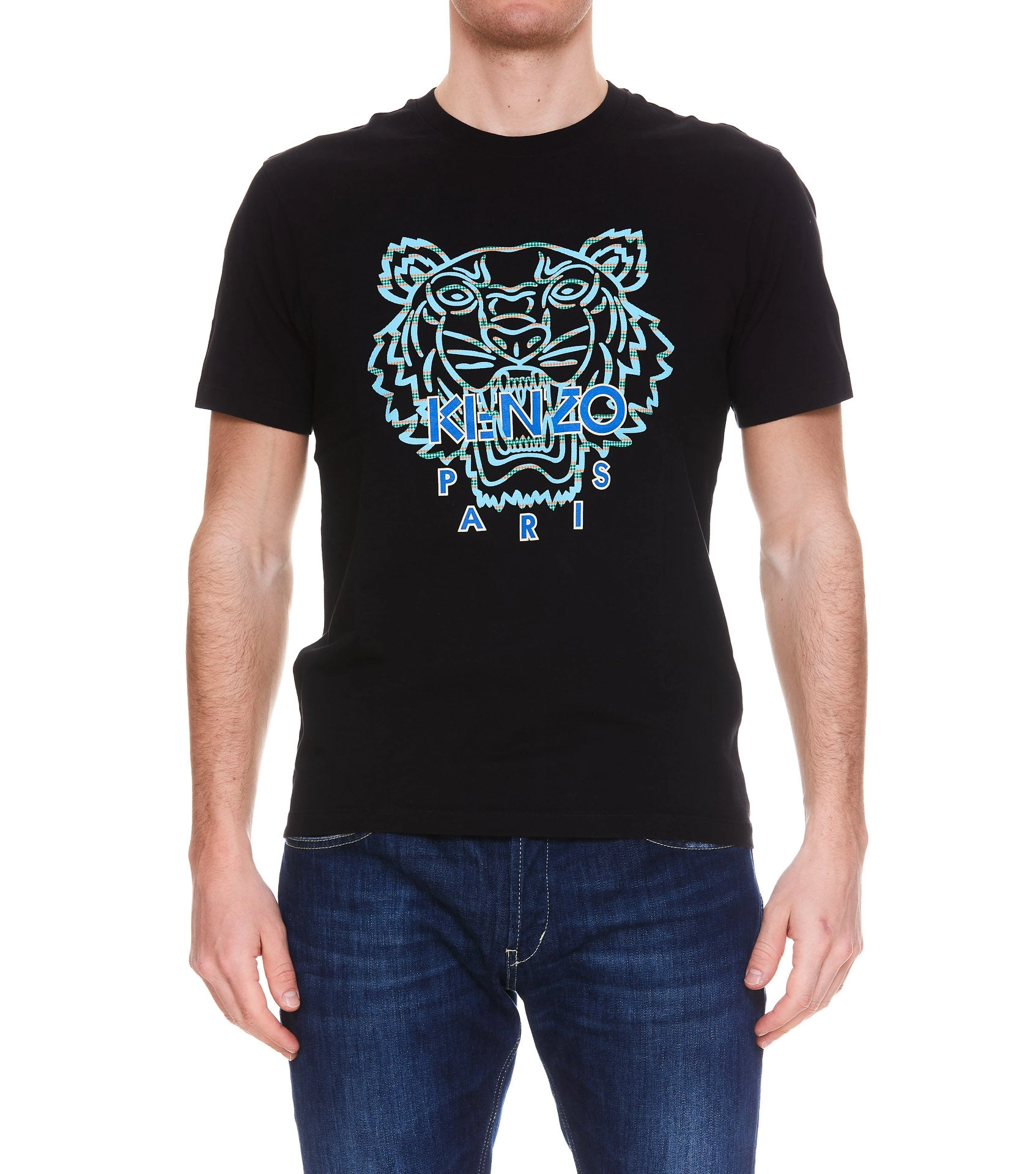 Kenzo Logo Printed Crewneck T-Shirt