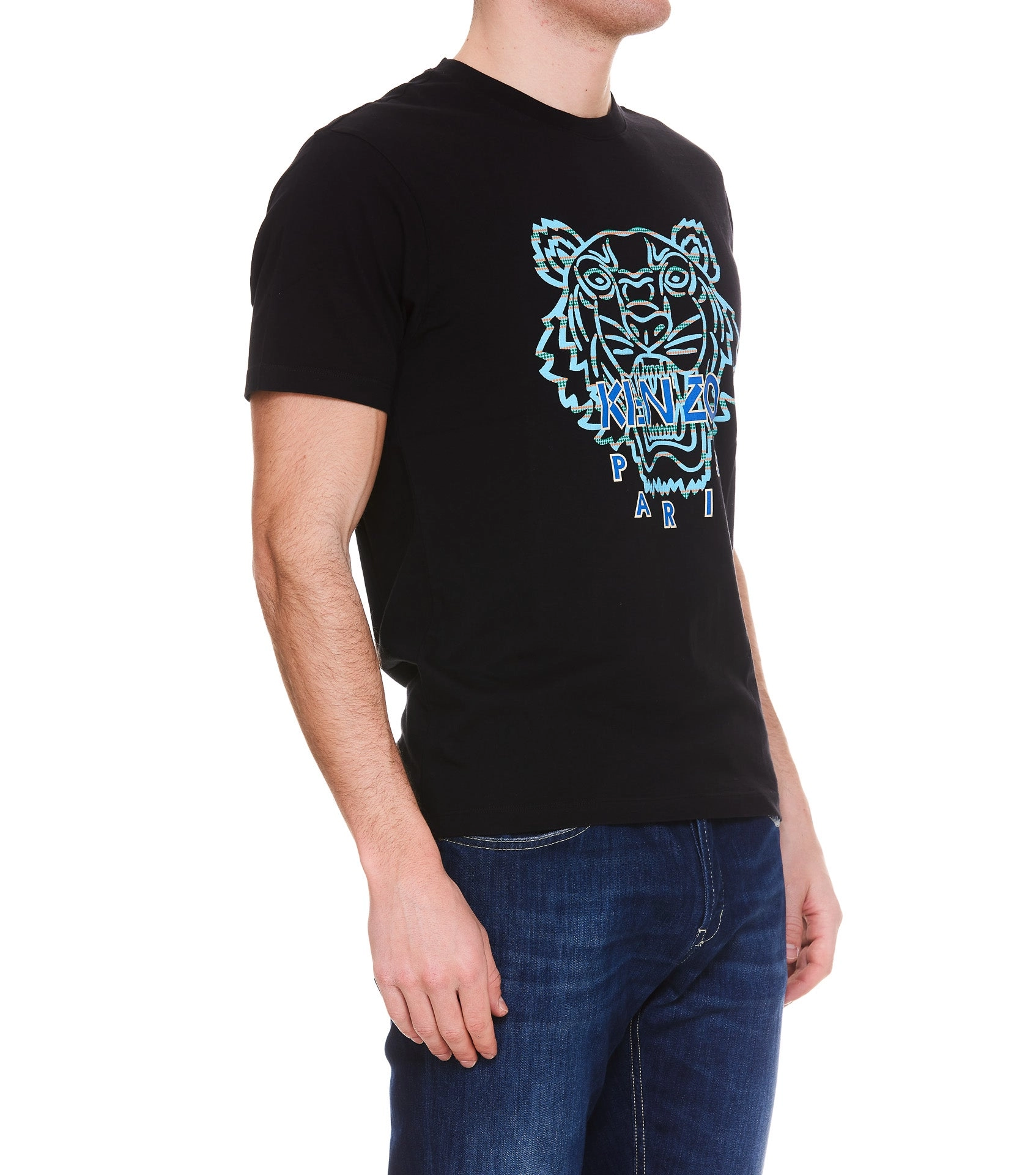 Kenzo Logo Printed Crewneck T-Shirt