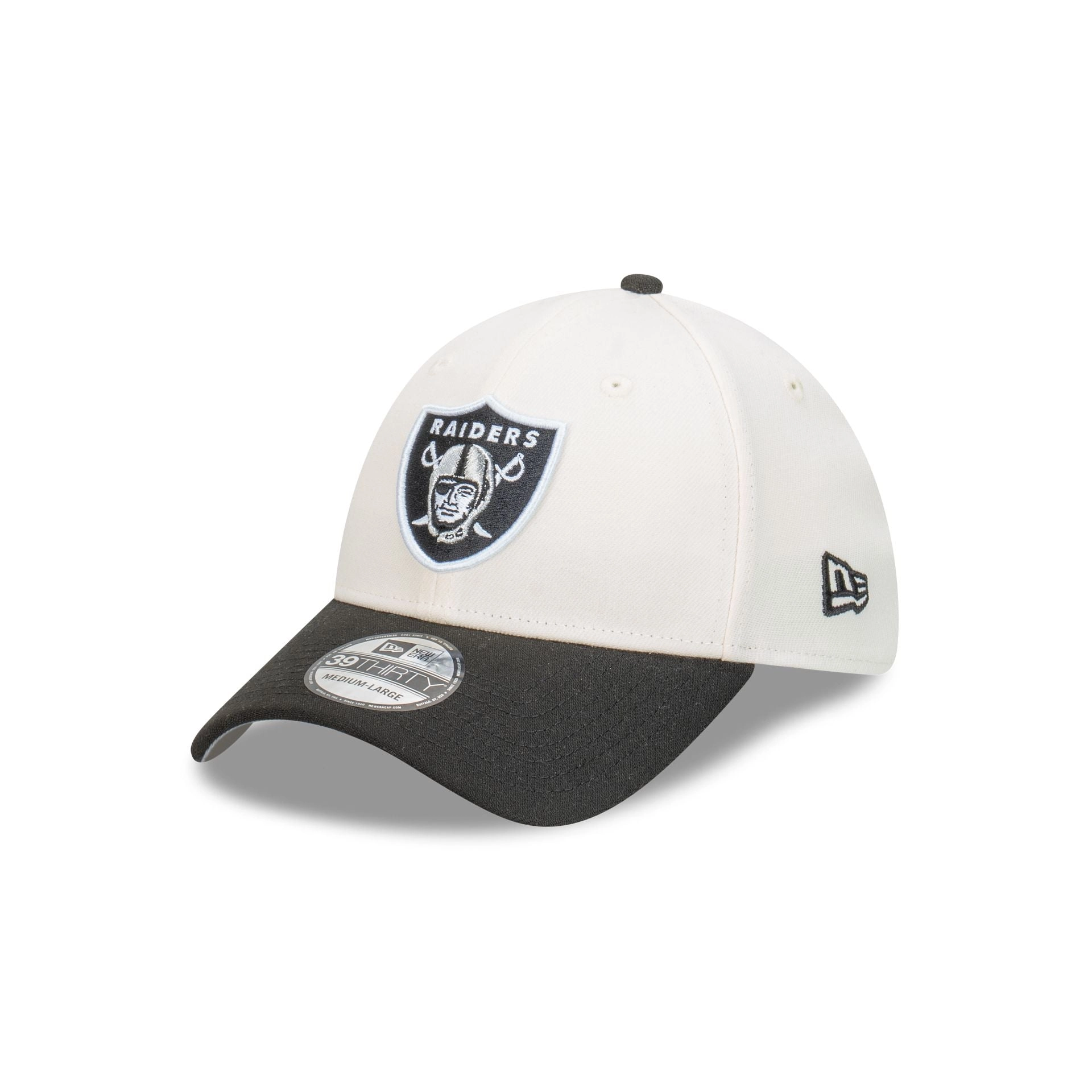 Las Vegas Raiders Chrome Two-Tone 39THIRTY Fitted