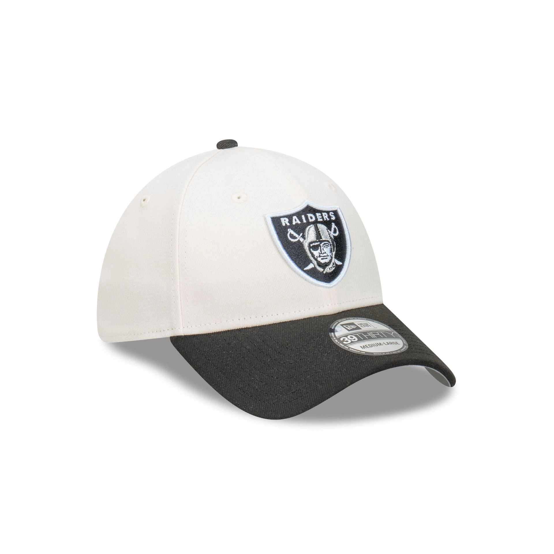Las Vegas Raiders Chrome Two-Tone 39THIRTY Fitted