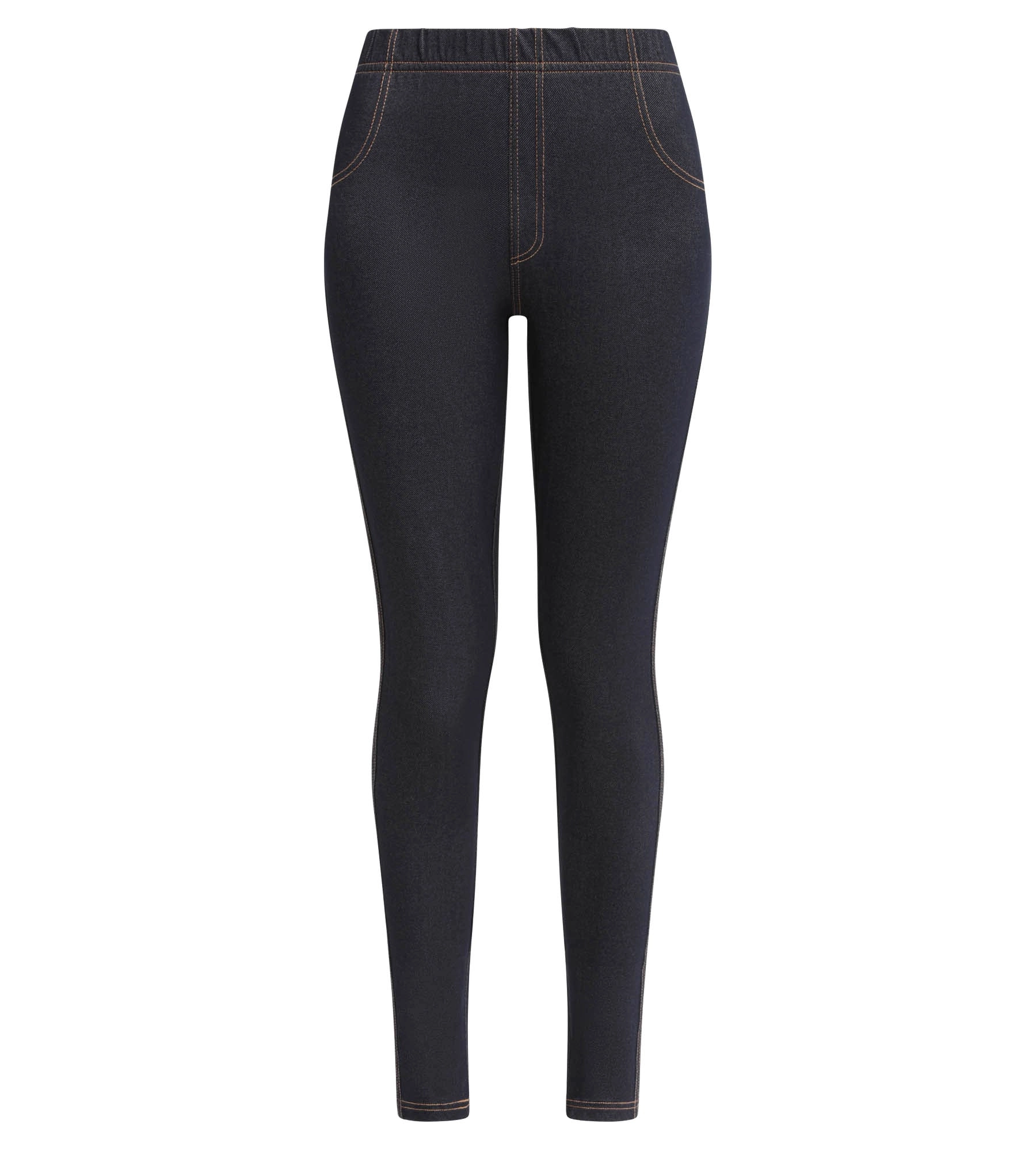 Legging femme effet jean Bleu Marine avec poches Dim Relax & Go