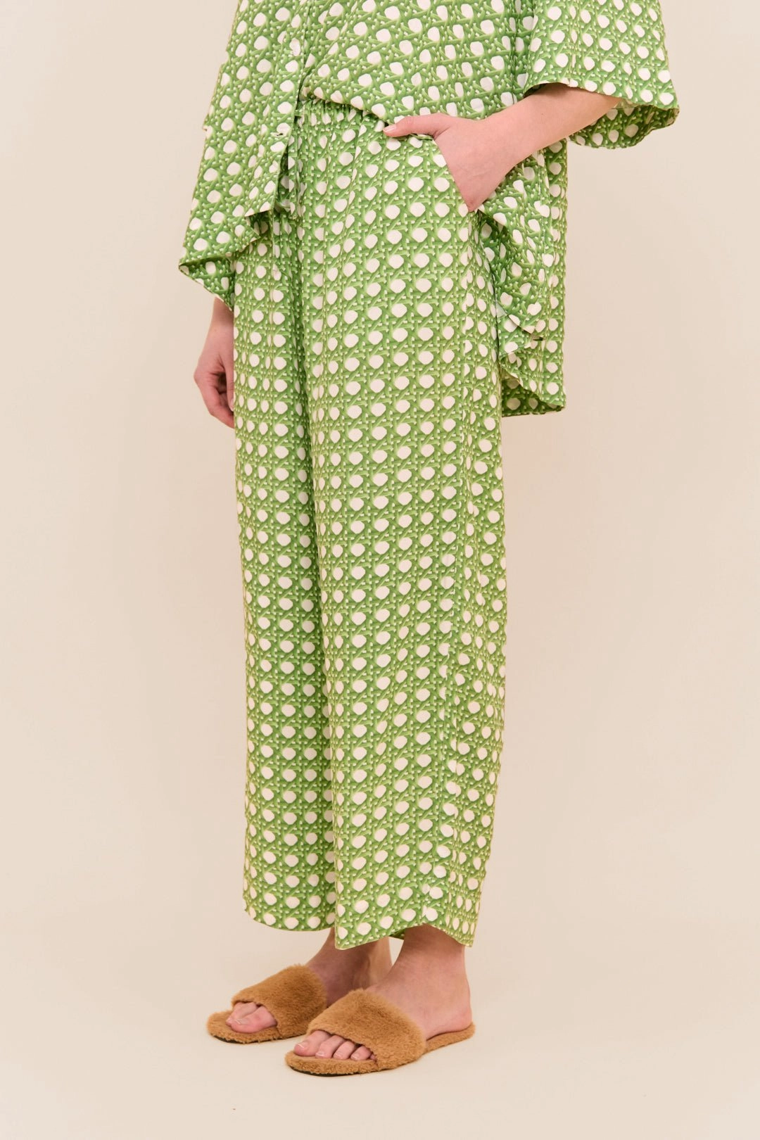 Lounge Set - Pants - Rattan Green