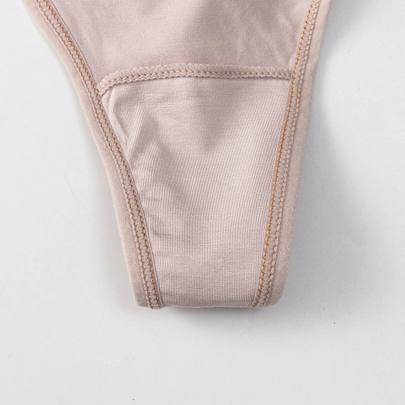 Low-waist ladies briefs one-piece thong breathable