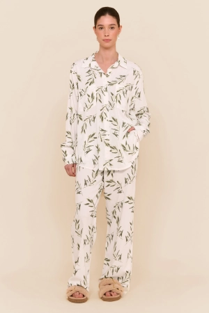 Marlon Long Sleep Set - Olive Leaf