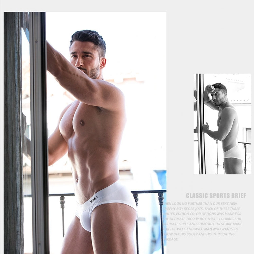 Men Briefs Pump Men Briefs Underwear Sexy Breathable Underpants Cotton