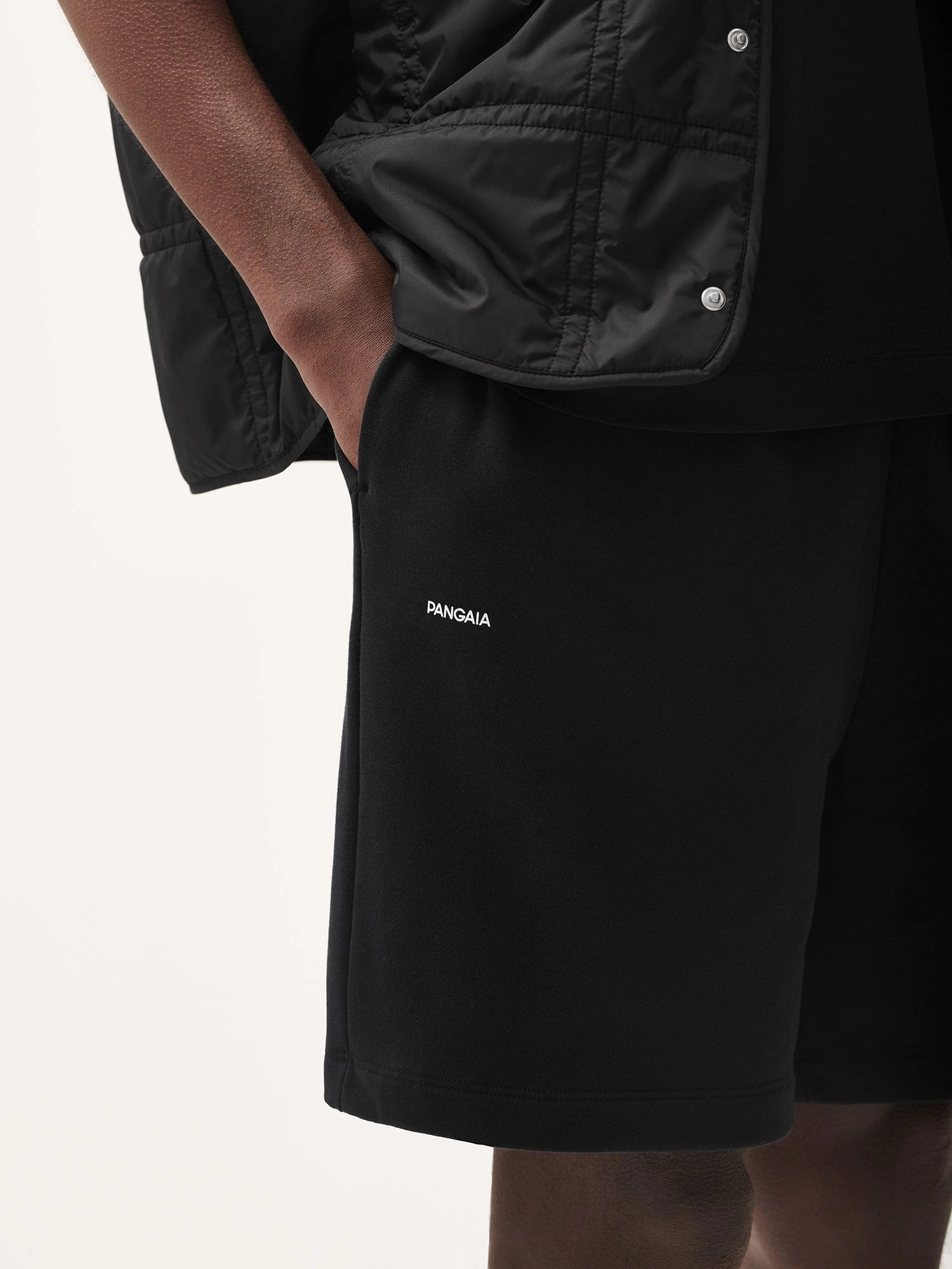 Mens 365 Midweight Mid length Shorts—twilight black
