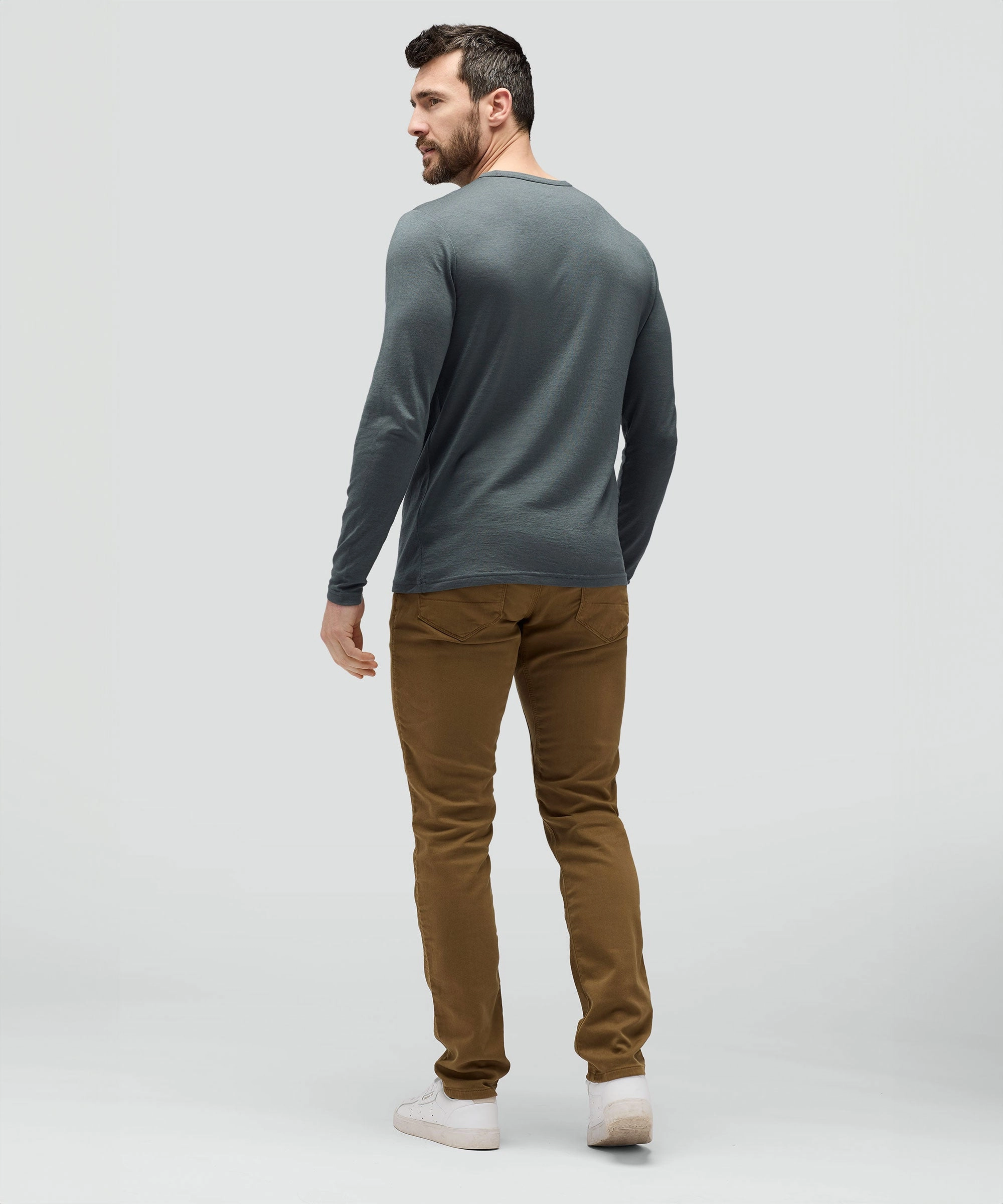 Men's Long Sleeve Merino Crew