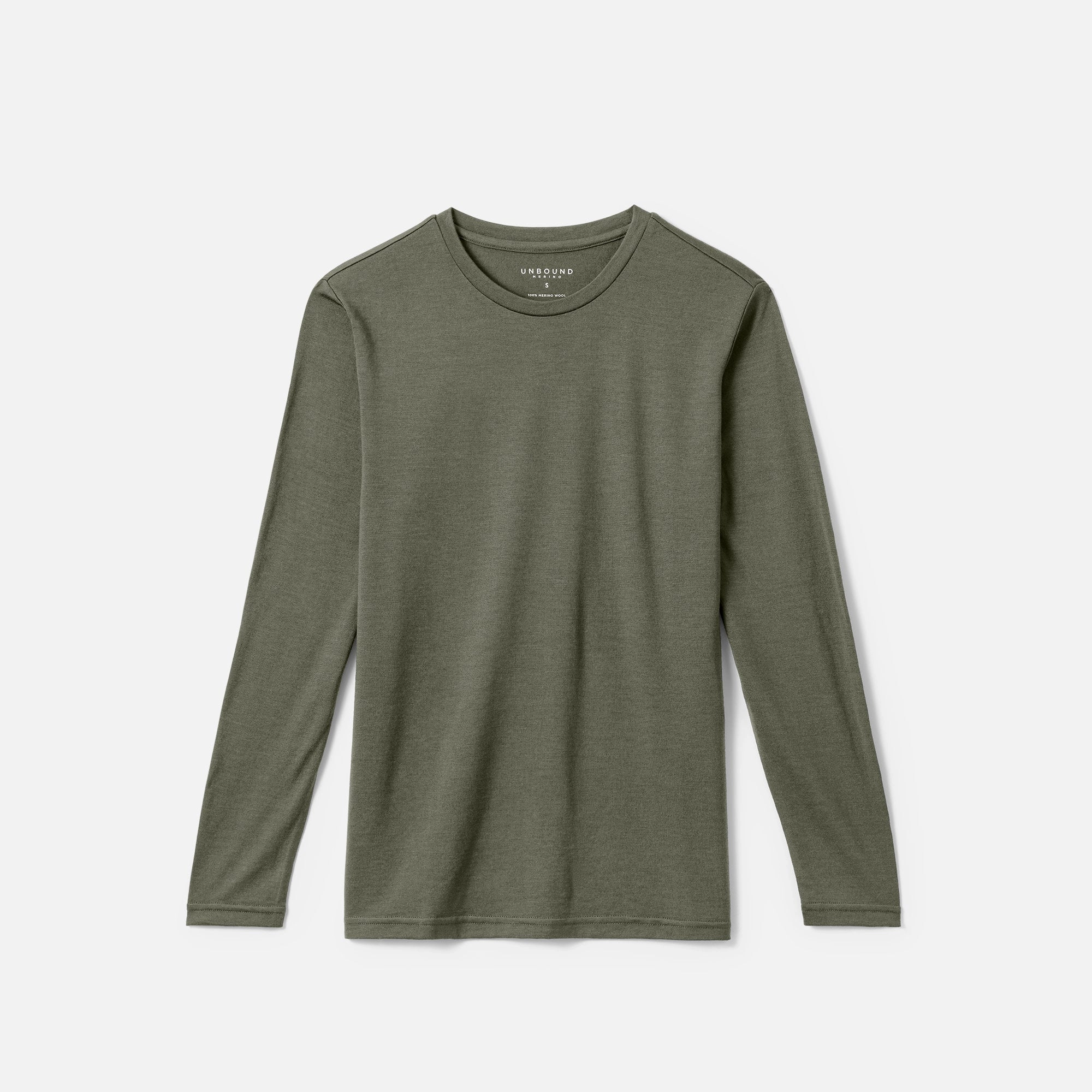 Men's Long Sleeve Merino Crew