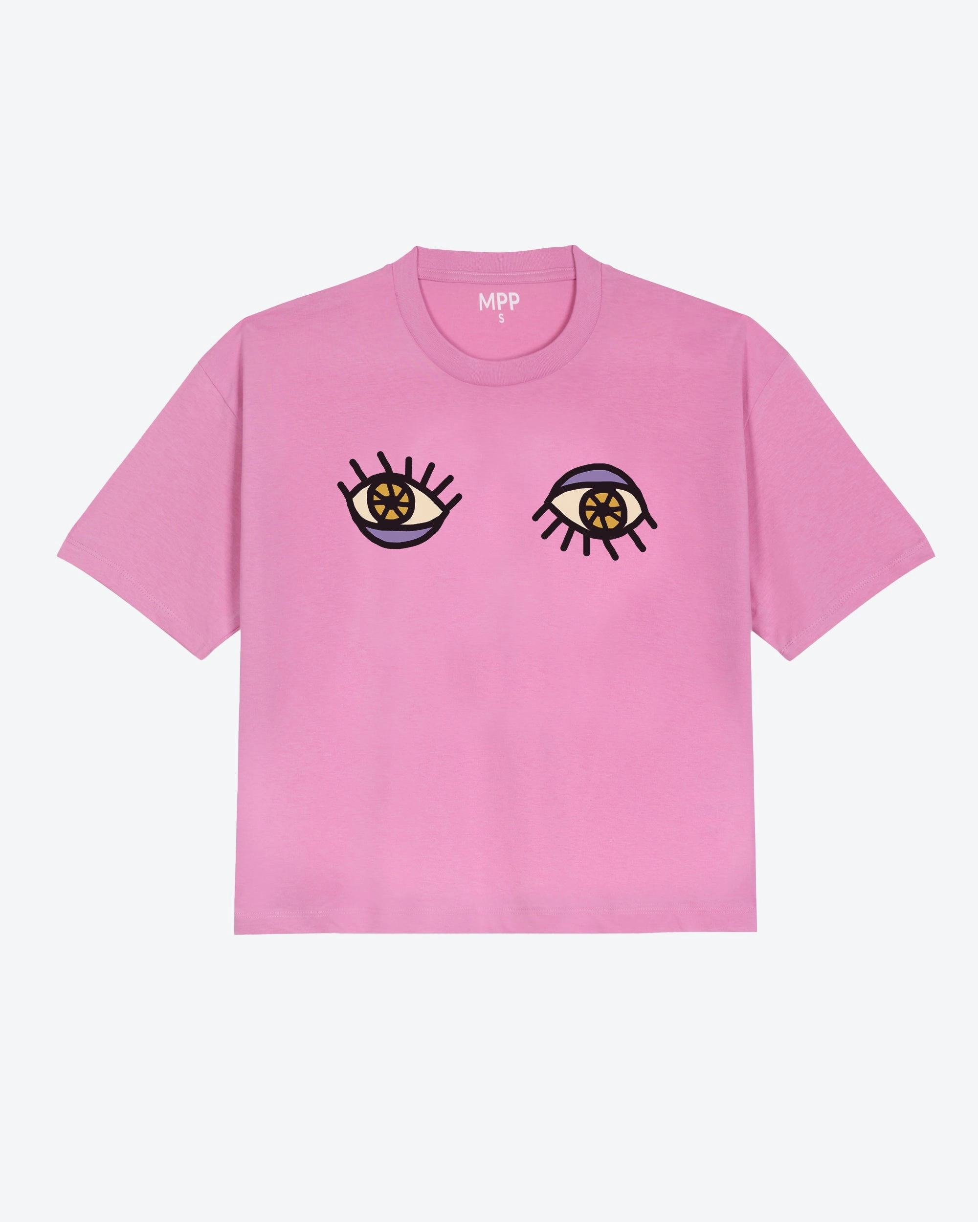 Miss Pompom Pink Eye T-shirt