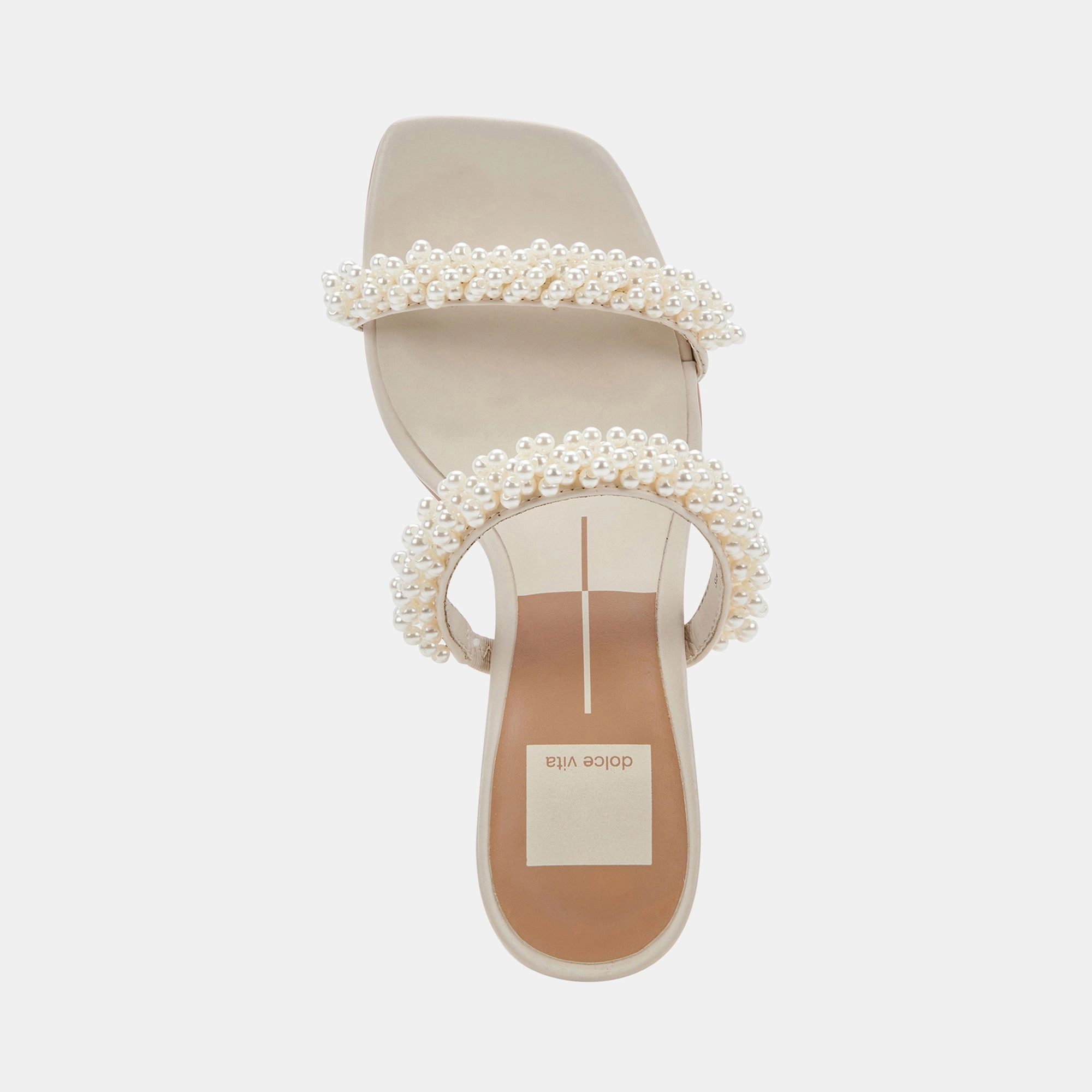 NOEL WIDE HEELS VANILLA PEARLS
