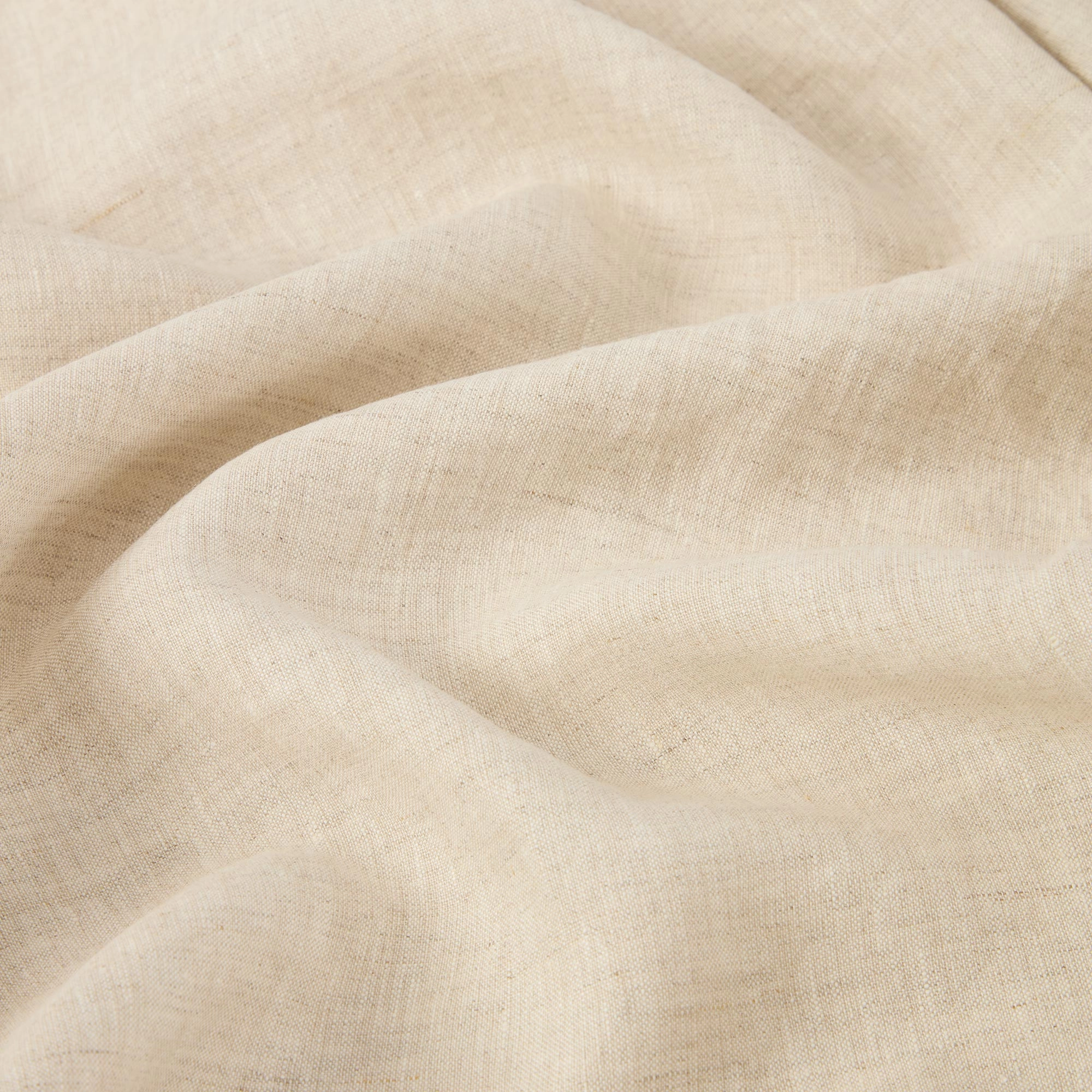 Oatmeal 100% Linen Flat Sheet