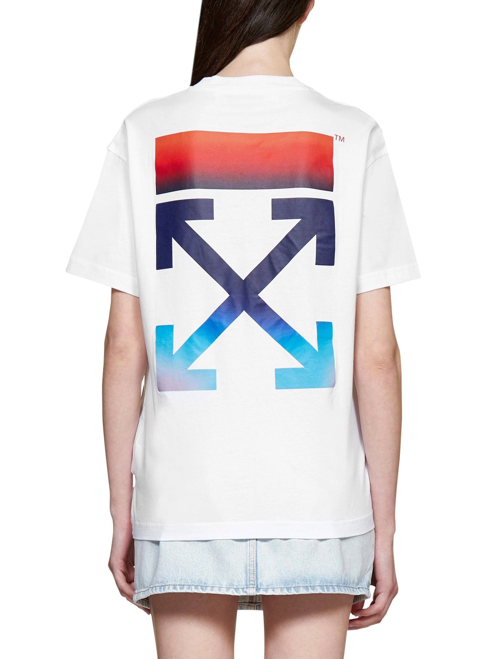 Off-White Arrows Printed Crewneck T-Shirt