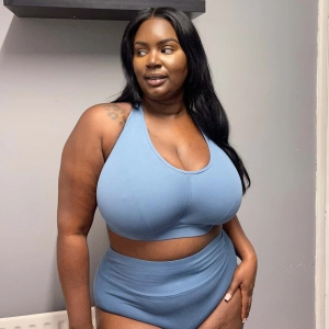 Organic Cotton Bra - Denim