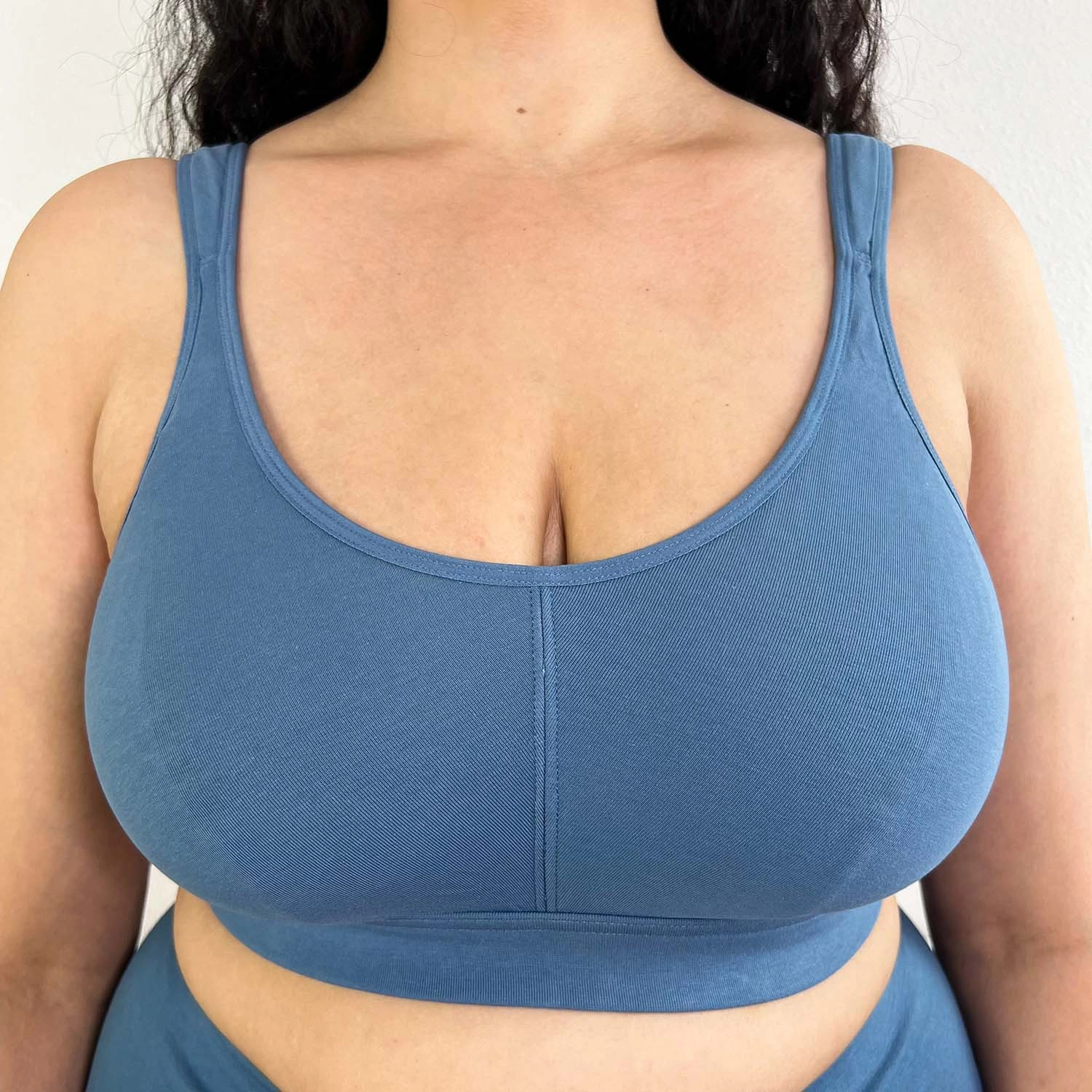 Organic Cotton Bra - Denim