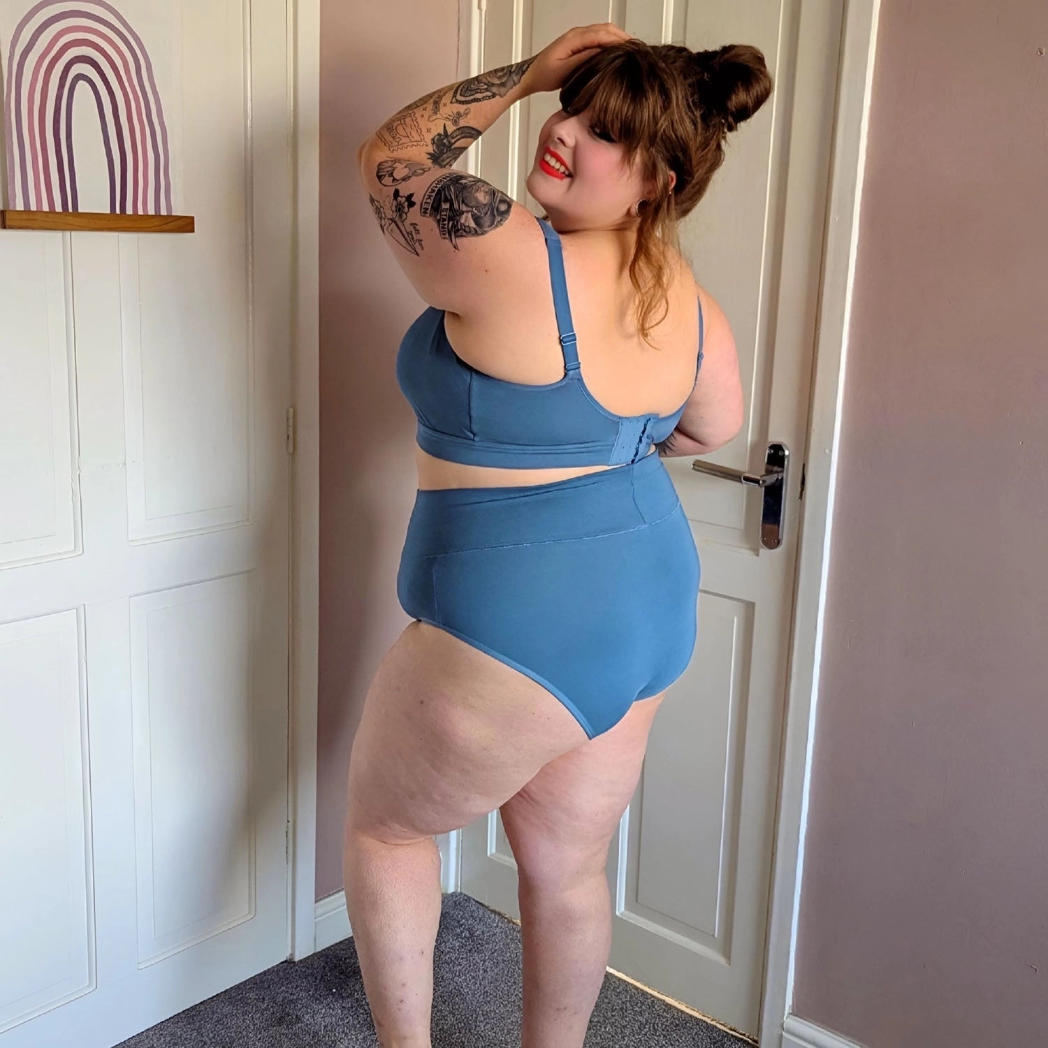 Organic Cotton Bra - Denim