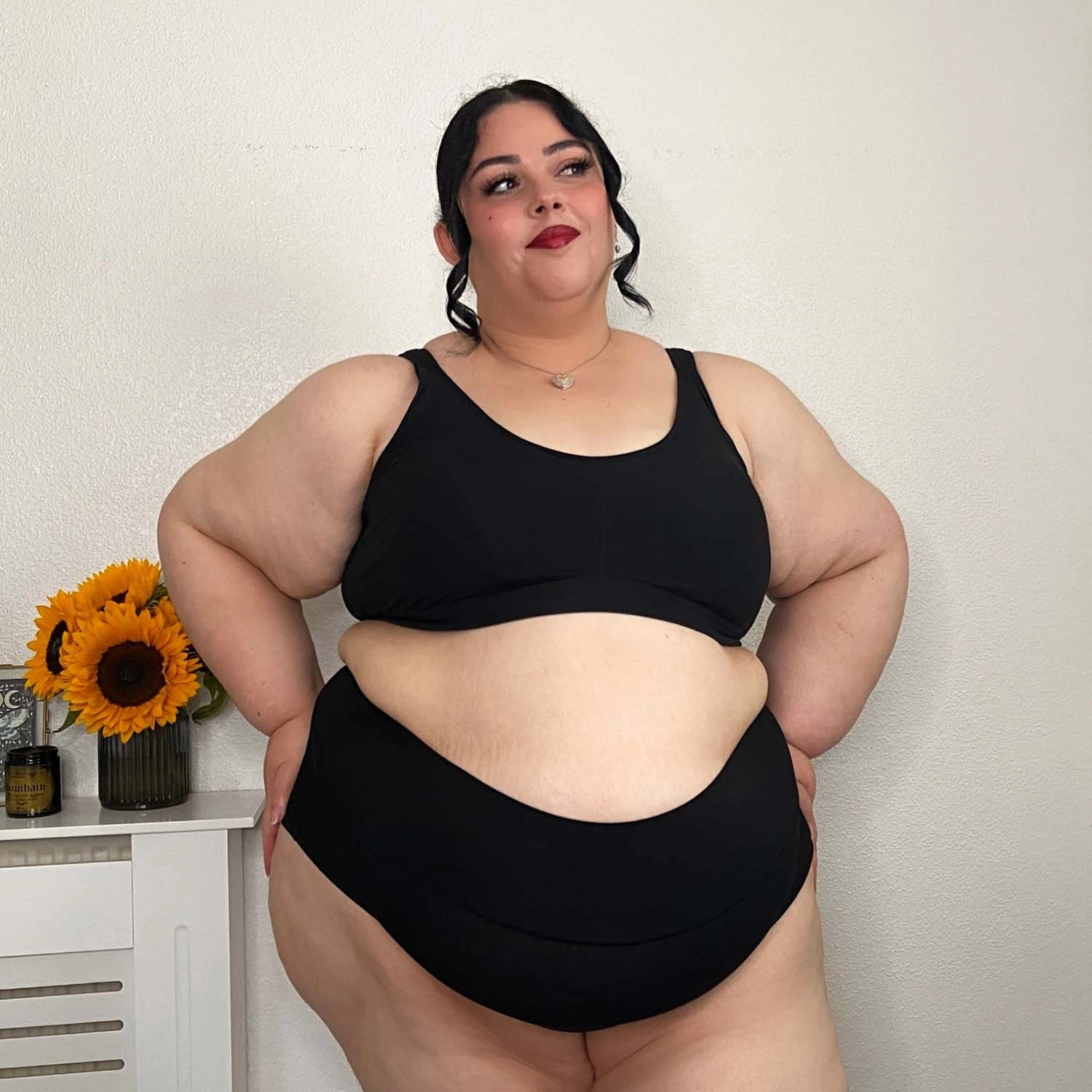 Organic Cotton Comfort Bra -3 x Black