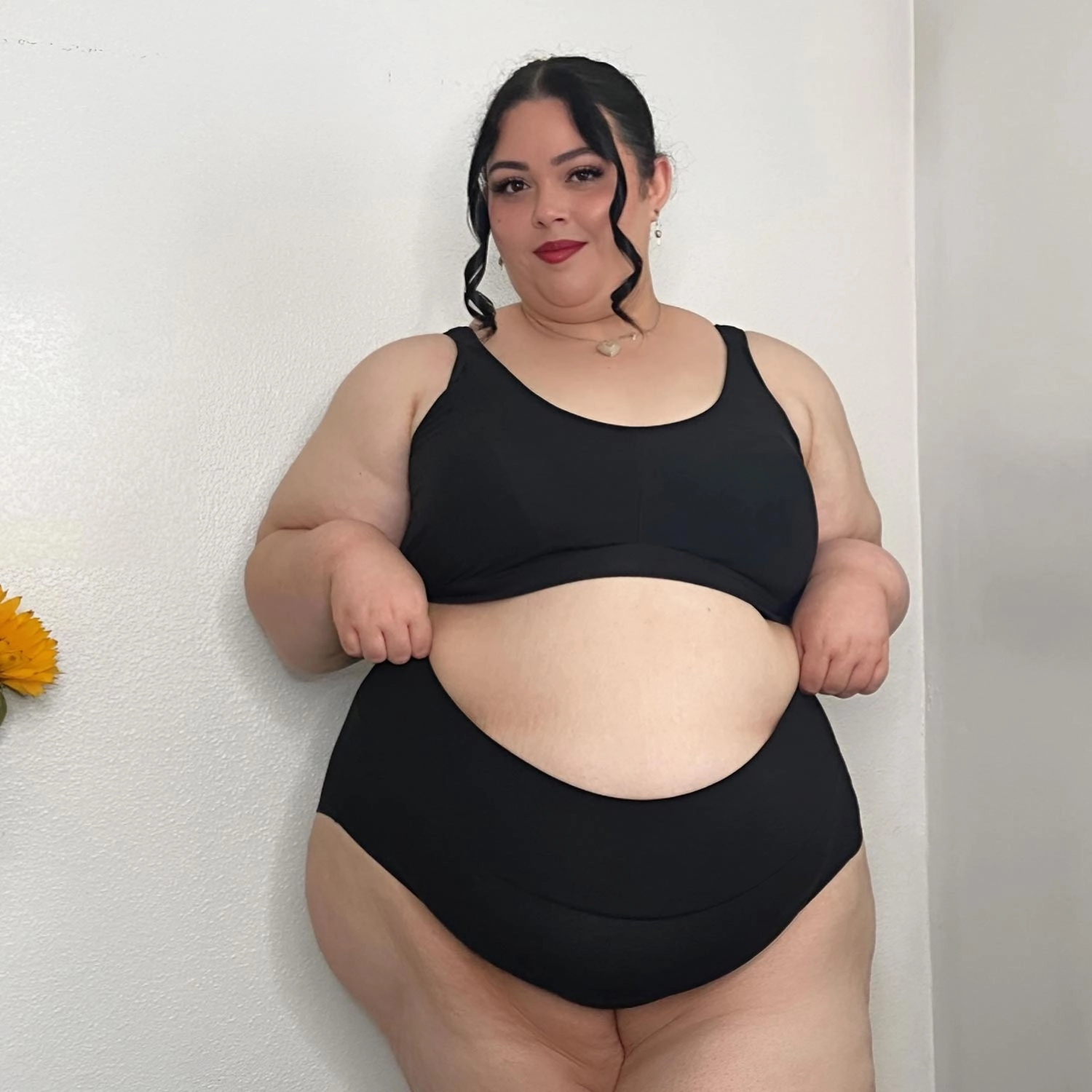 Organic Cotton Comfort Bra -3 x Black