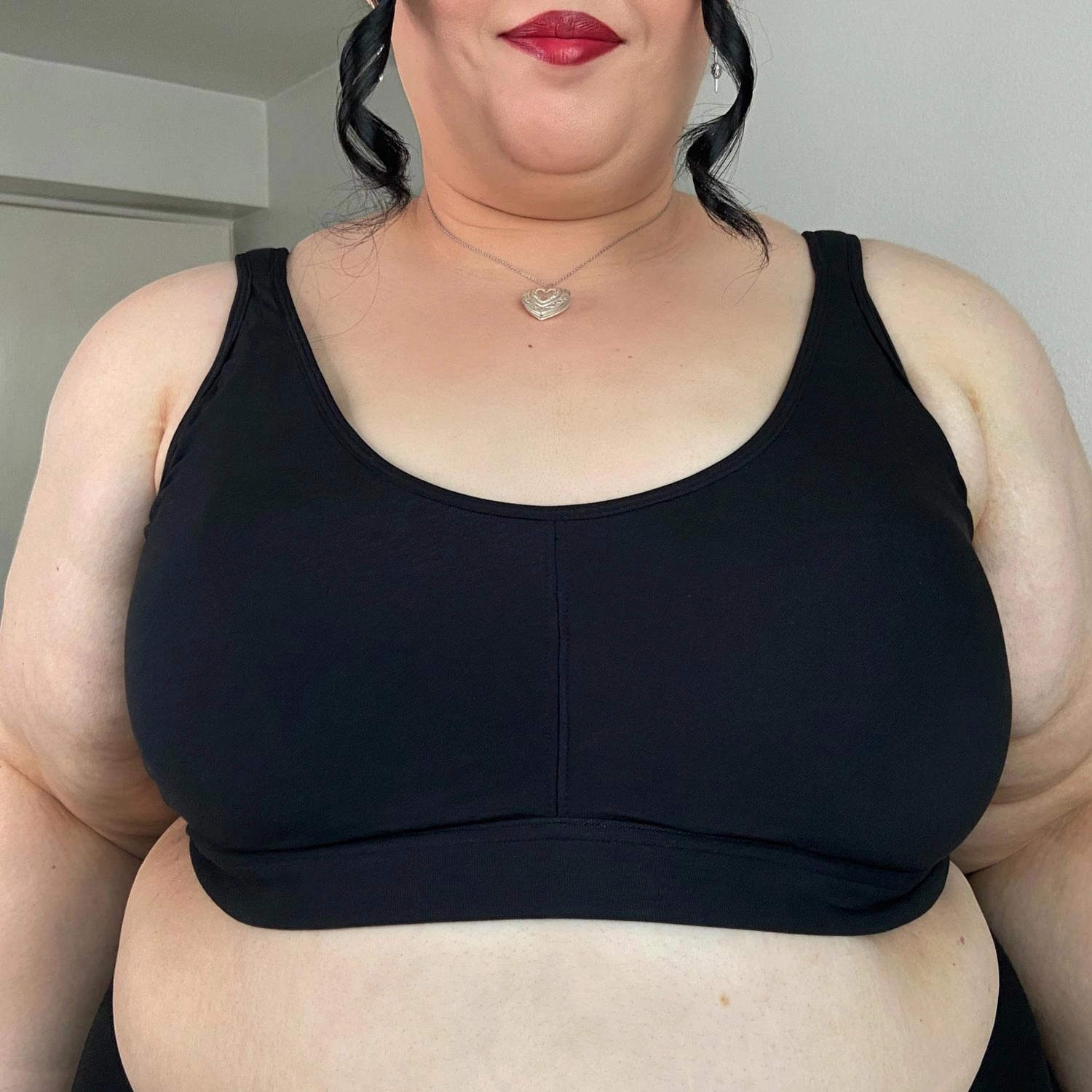 Organic Cotton Comfort Bra -3 x Black