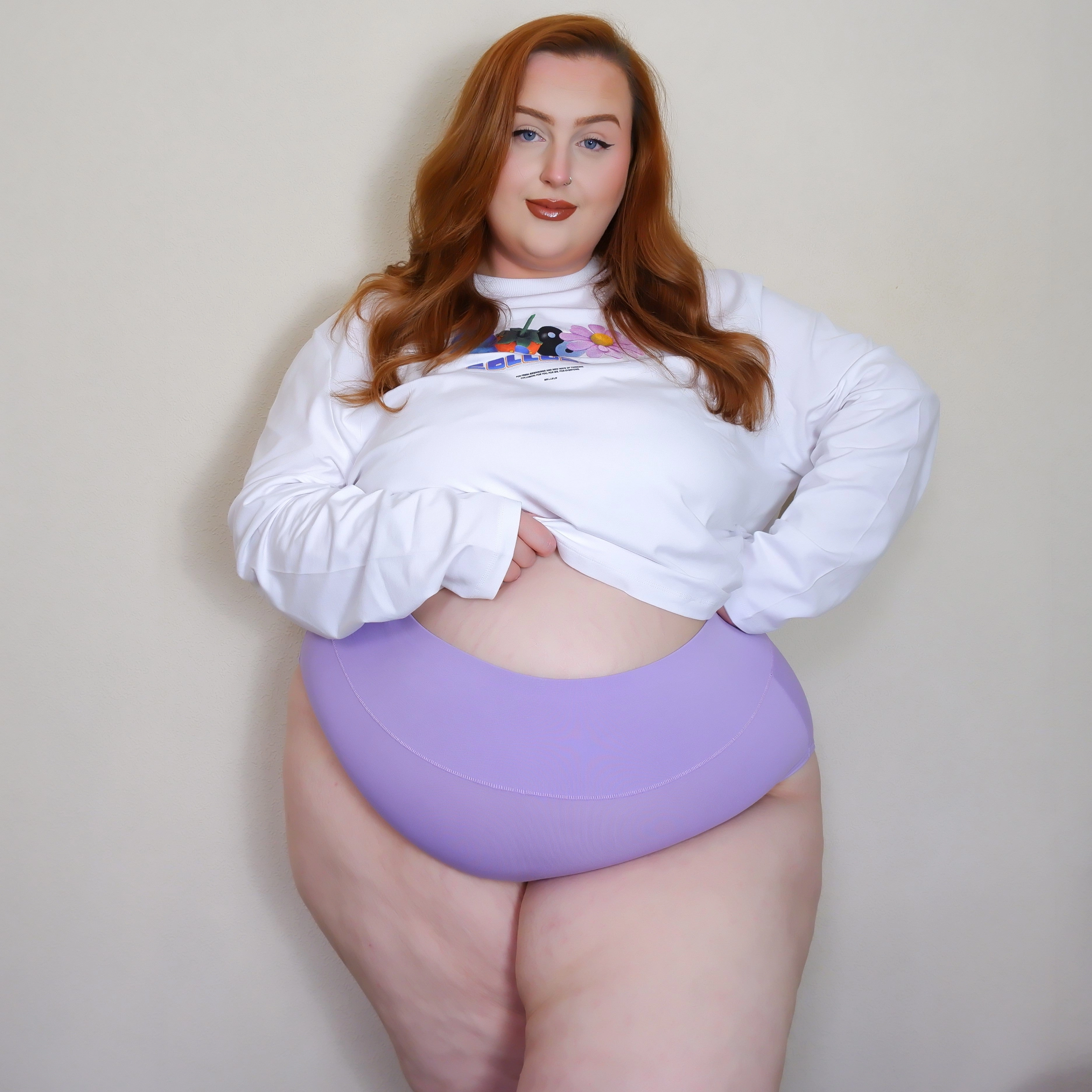 Organic Cotton Full Brief Panties - Cassis de Violet