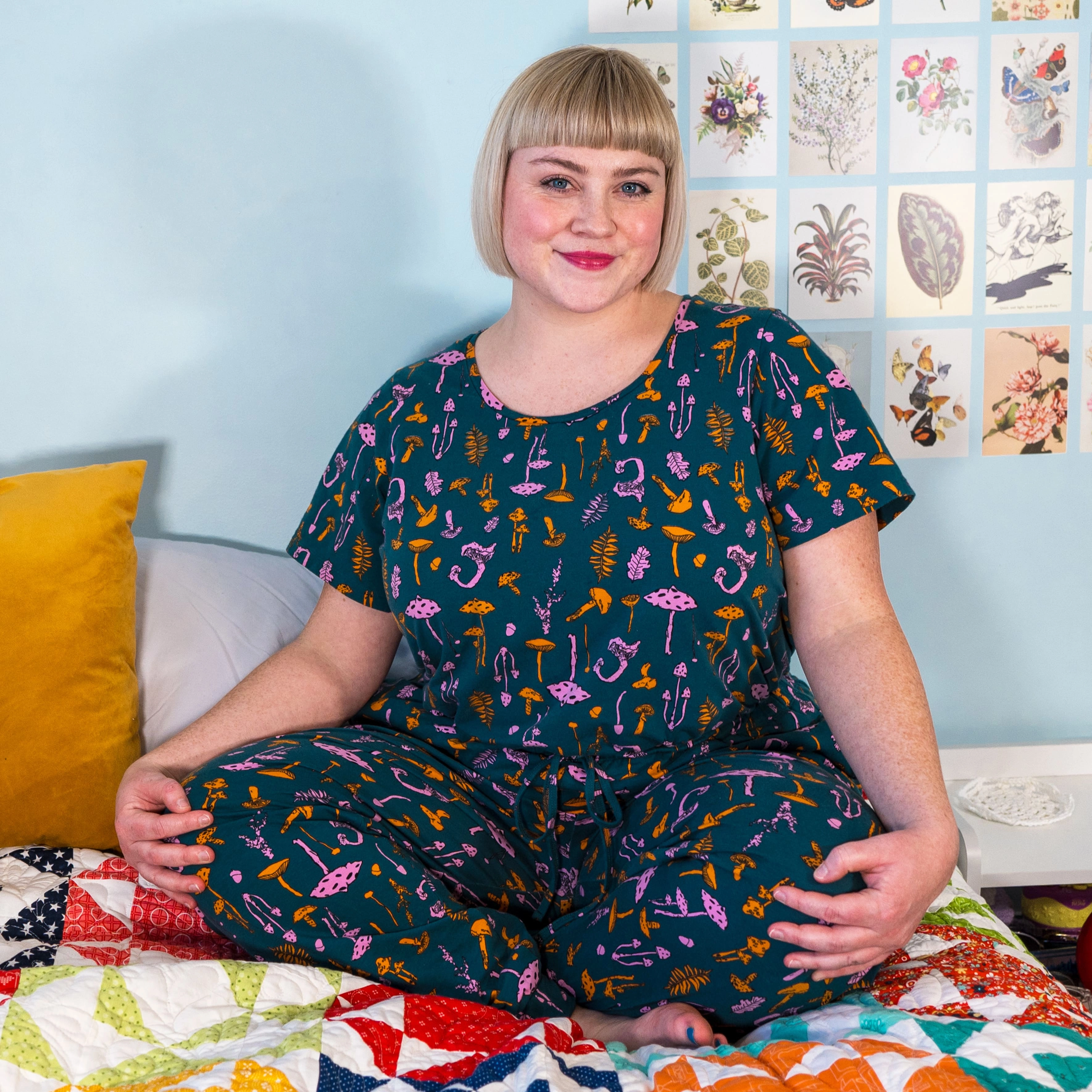 Organic Cotton PJ Top - Mushie Patch