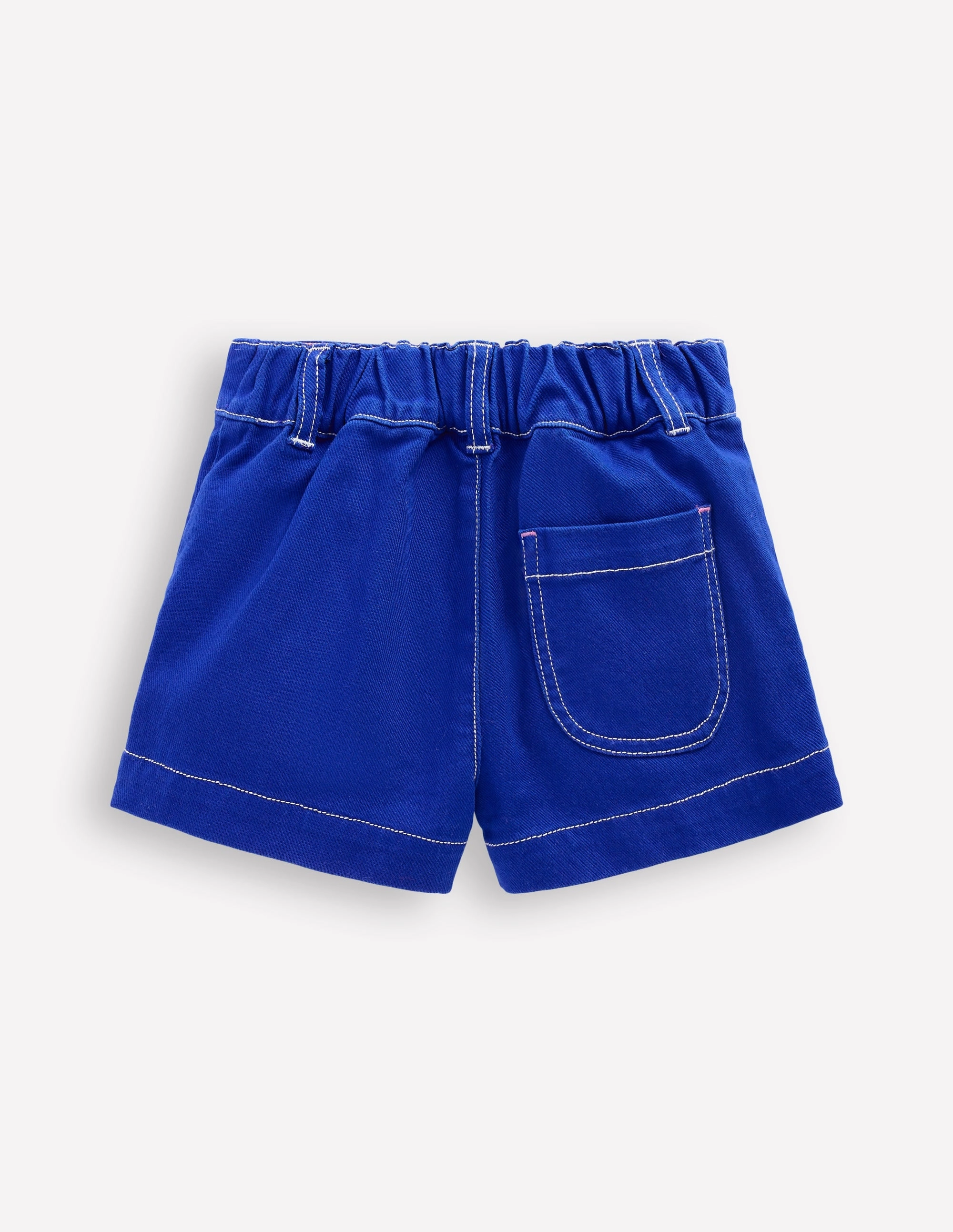 Patch Pocket Shorts-Bright Blue