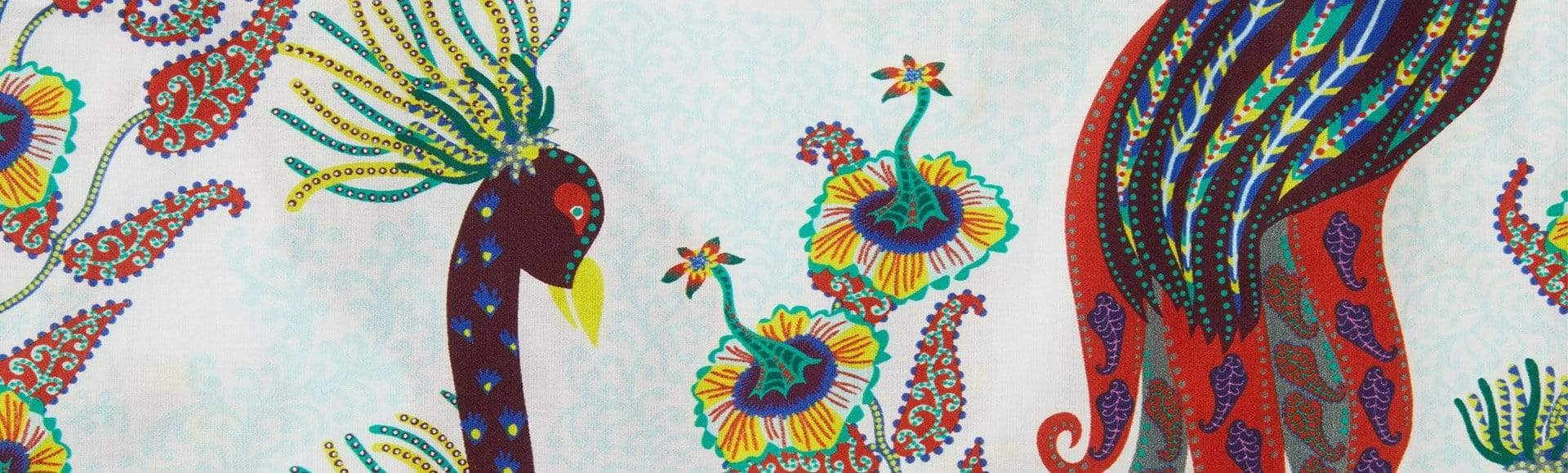 Peacock Tropicale Luxe Pima Capri