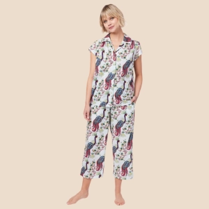 Peacock Tropicale Luxe Pima Capri
