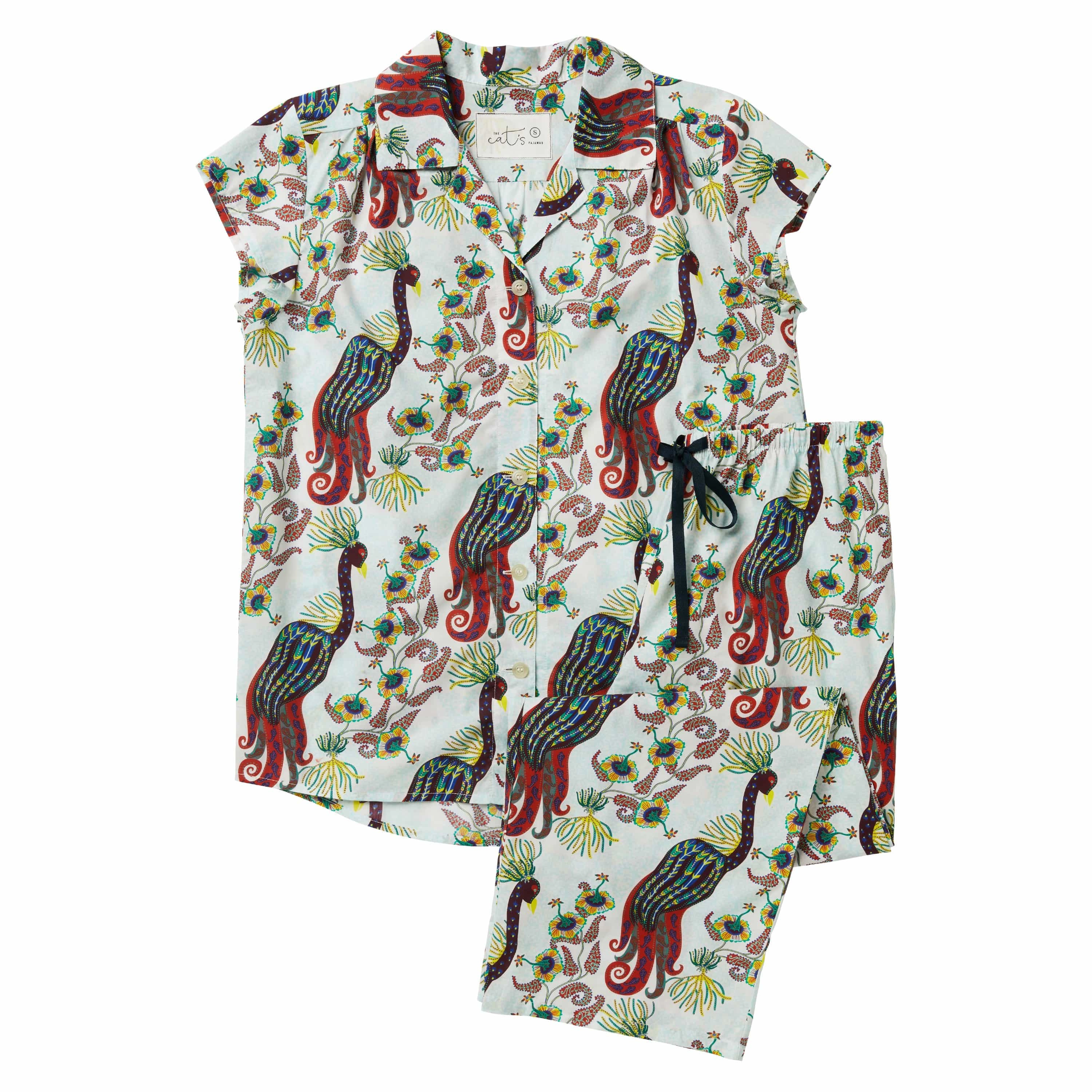 Peacock Tropicale Luxe Pima Capri