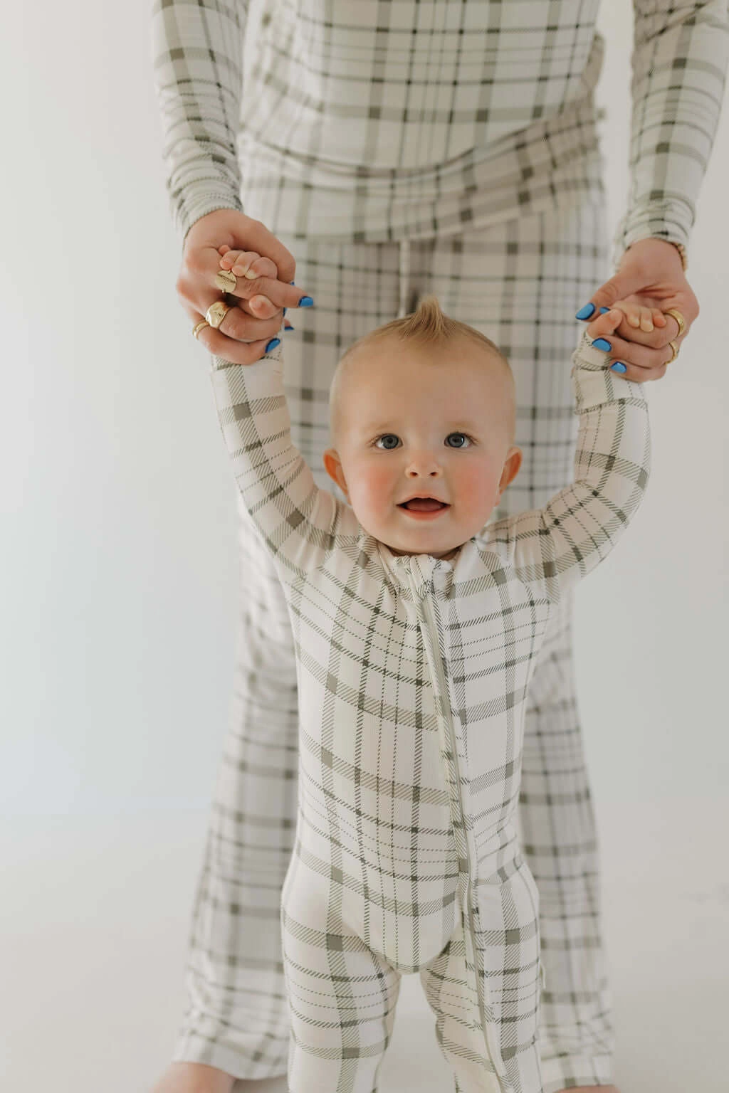 Picnic Plaid | Bamboo Zip Pajamas