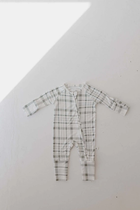 Picnic Plaid | Bamboo Zip Pajamas