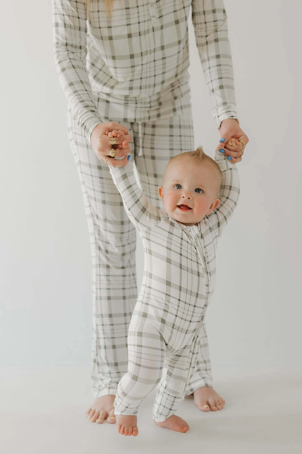 Picnic Plaid | Bamboo Zip Pajamas