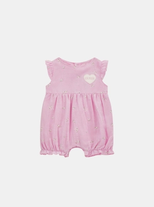 Pink Bonded Gauze Onesie