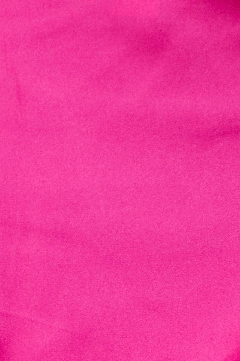 Pink Satin Pajamas Set Short Sleeve