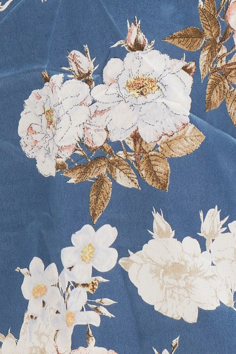 Print Satin Pajamas Set Sleeveless