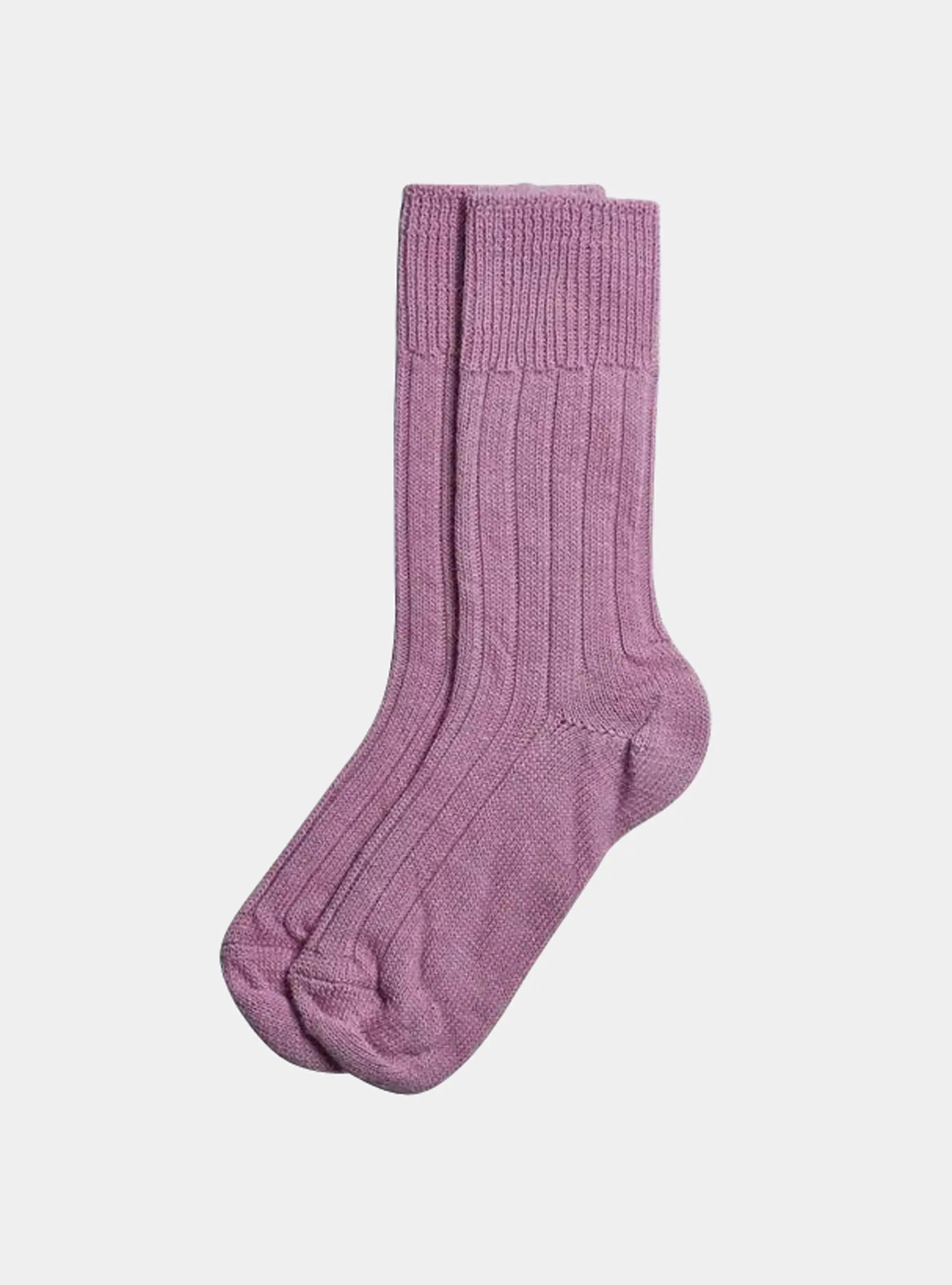Raspberry Alpaca Bed Socks
