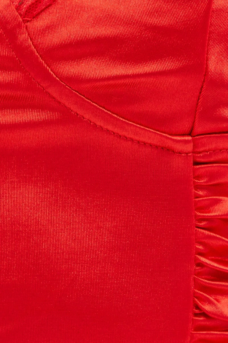 Red Corset Top Lingerie