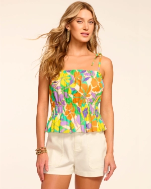 Rio Tie-Strap Cotton Tank Top