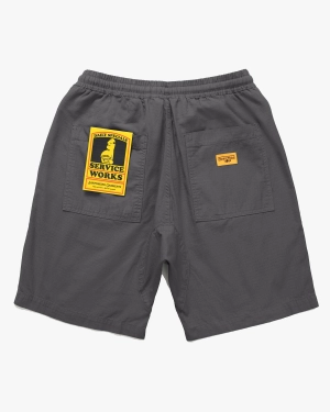 Service Works Ripstop Chef Shorts - Washed Black