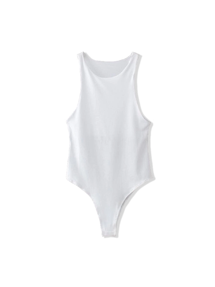 Sexy Classic Sleeveless Slim Bodysuit