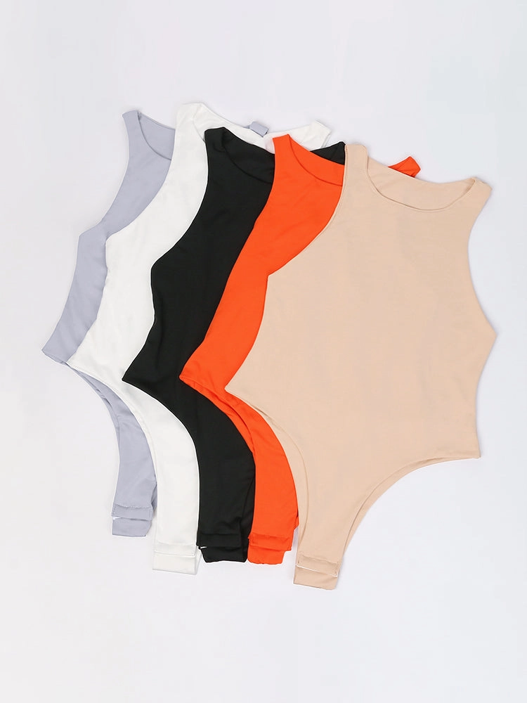 Sexy Classic Sleeveless Slim Bodysuit