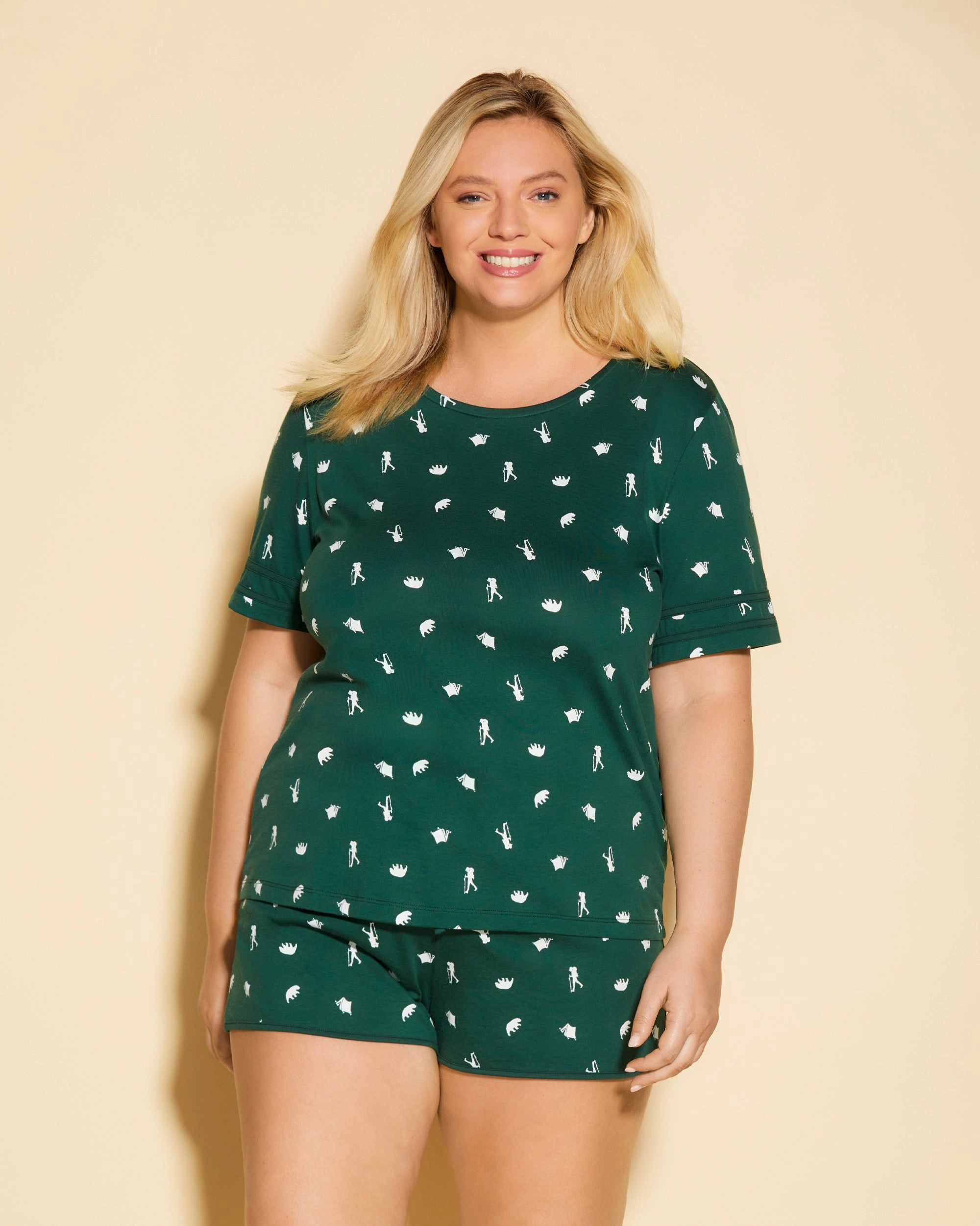 T Shirt & Boxer Lounge Set