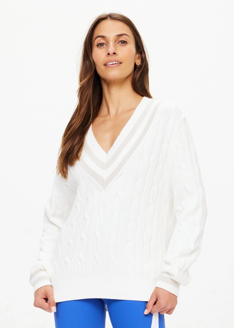 The Upside - Louie Knitted Sweater in Off White