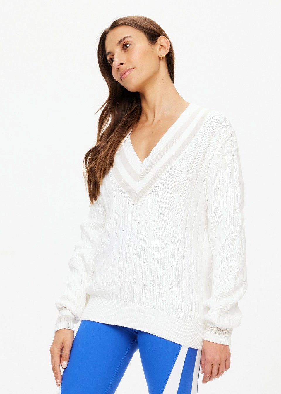 The Upside - Louie Knitted Sweater in Off White