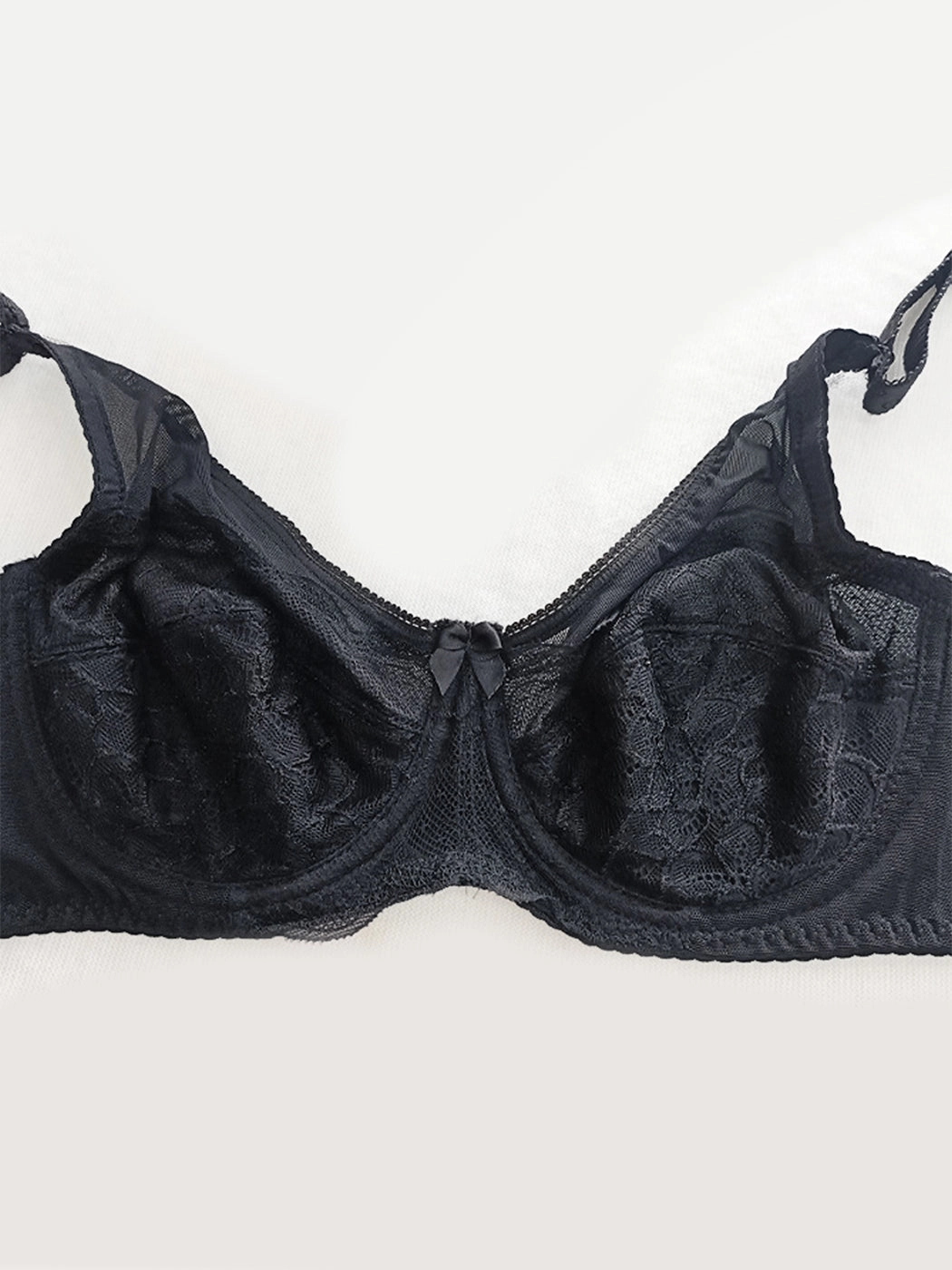 V-neck Ultra-thin Lace Underwire Bra