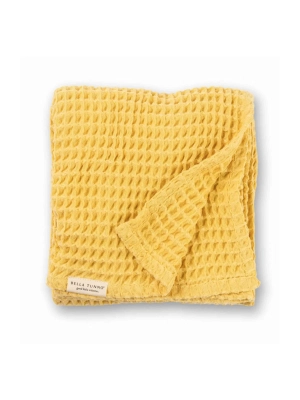 Waffle Baby Blanket Sunshine