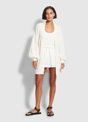 White Wash Knit - White