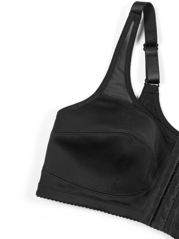 Women's Front Closure Wireless Back Support Bra
