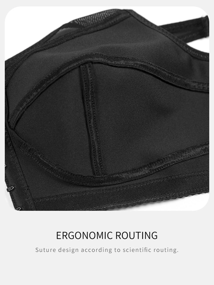Women's Front Closure Wireless Back Support Bra