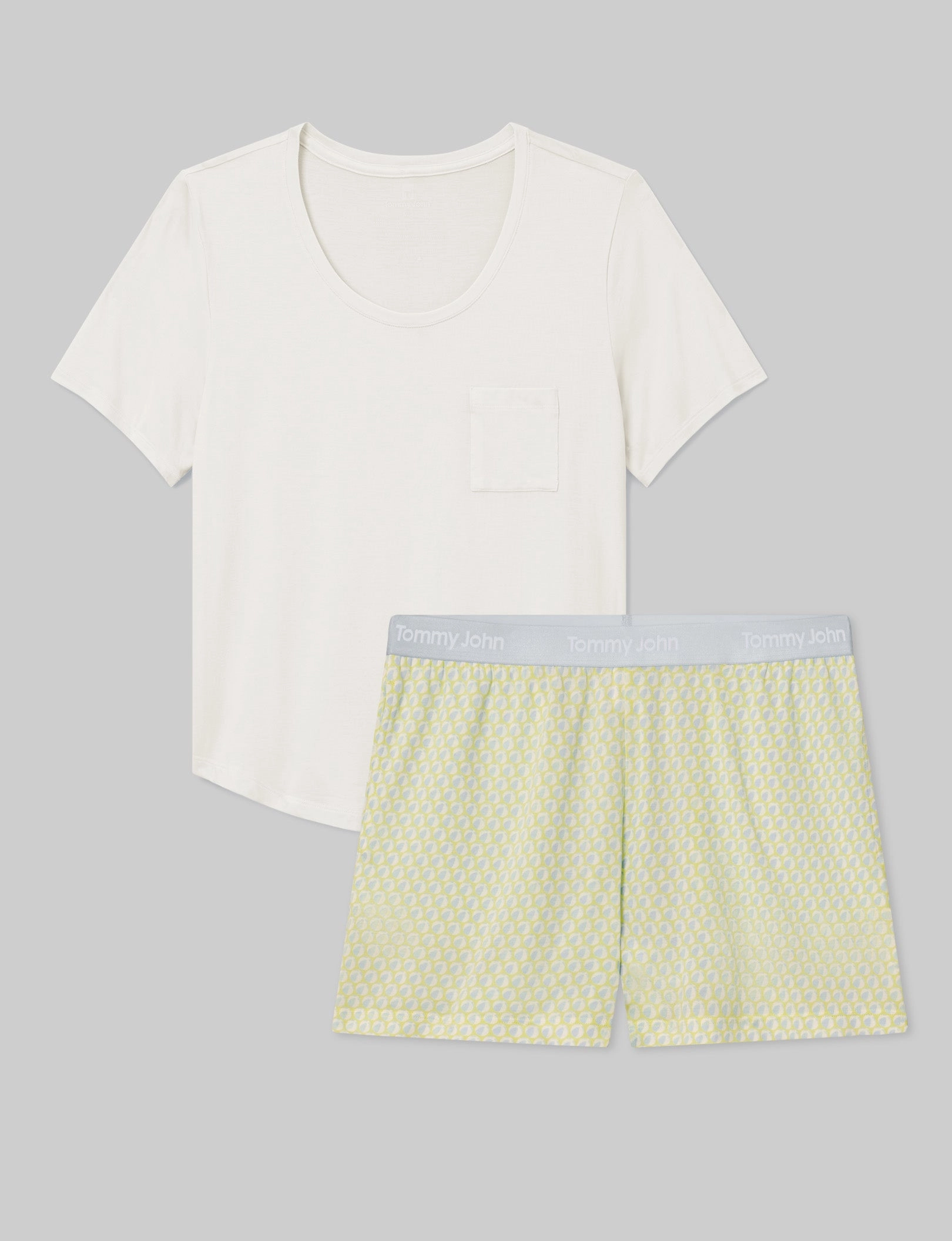 Women's Second Skin Sleep Pocket Tee & Short Set