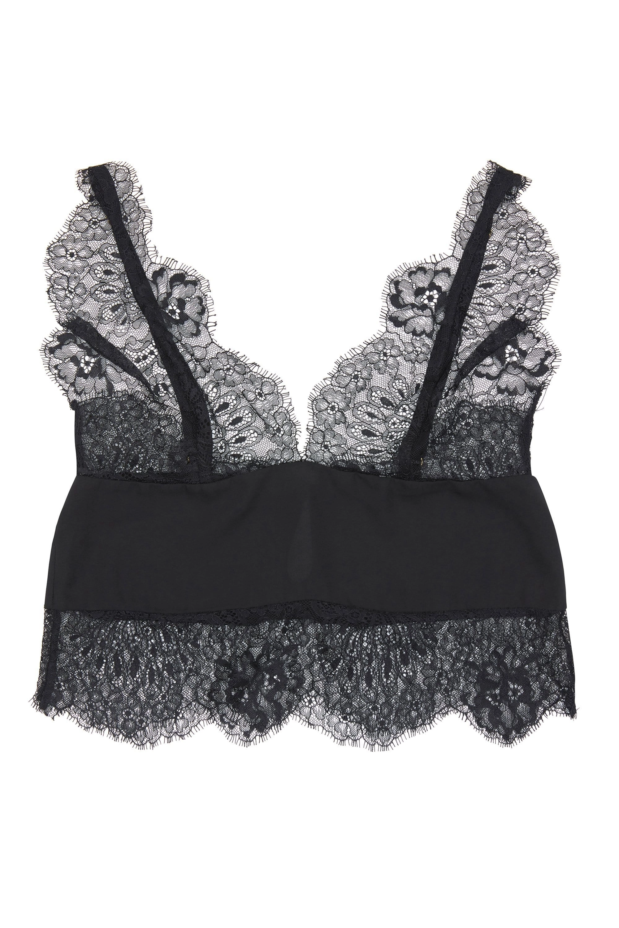 WW x Charlotte McKinney Siena Lace Trim Vest & Short Set
